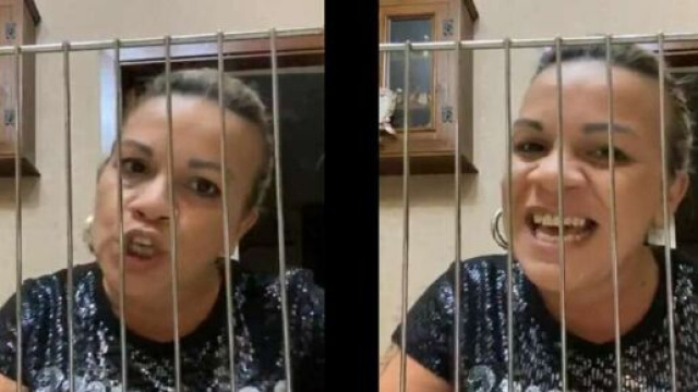 Angela Chianello in una diretta Instagram.