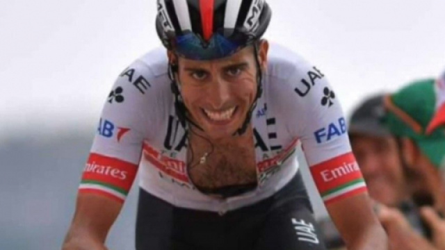 Fabio Aru impegnato al Tour de France