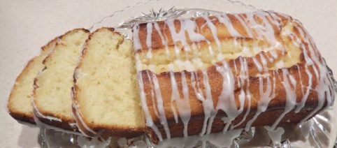Vegan lemon loaf with glaze recipe