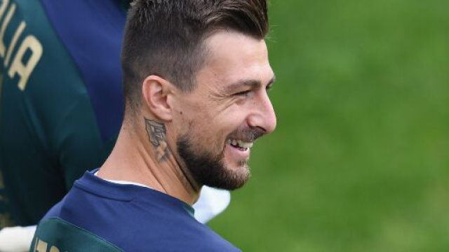Acerbi, difensore della Lazio e della Nazionale.