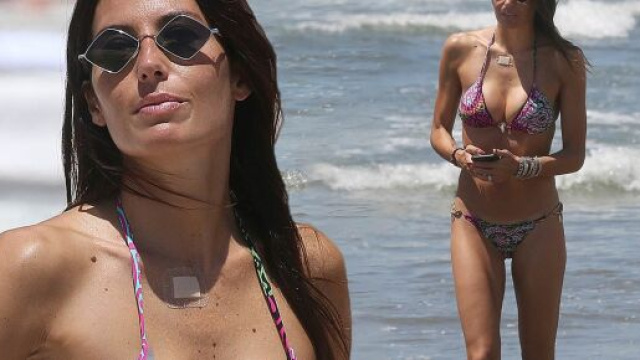 Flavio Briatore's model ex-wife Elisabetta Gregoraci, 40 ... - dailymail.co.uk