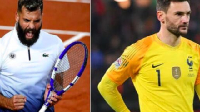 Benoit Paire et Hugo Lloris - Photo montage