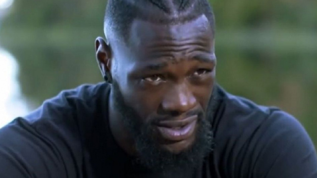 L'ex campione del mondo dei pesi massimi, Deontay Wilder.