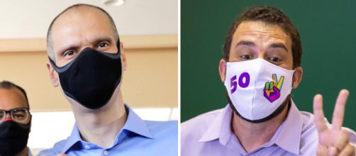 Boulos e Covas disputam o 2&ordm; turno em S&atilde;o Paulo. (Fotomontagem)