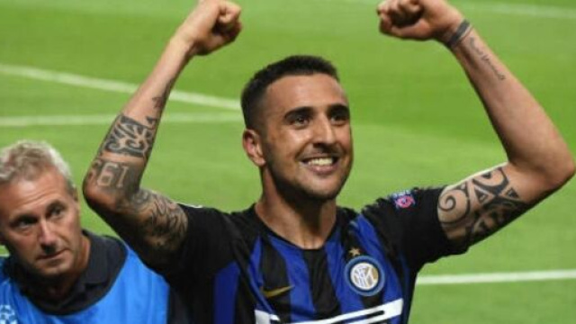 Matias Vecino, centrocampista dell'Inter.