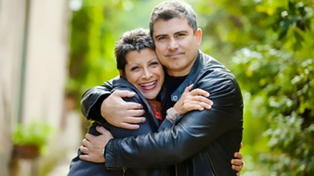 Un posto al sole, Maria Boschi (Maria Basile) assieme al figlio Franco (Peppe Zarbo).