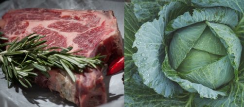 Carne vermelha e vegetais escuros s&atilde;o boas op&ccedil;&otilde;es. (Fotomontagem/Pexels)