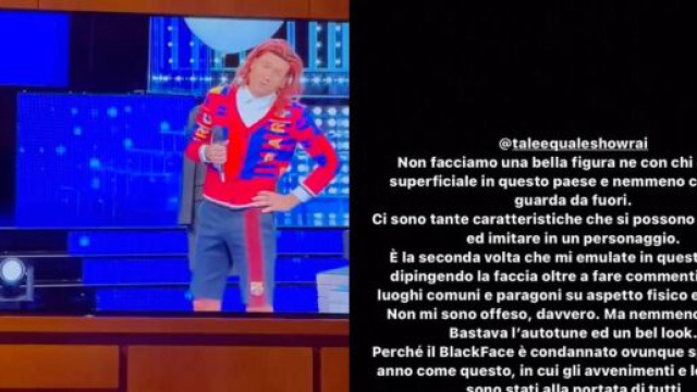 Tale e Quale show, Ghali contro l'utilizzato del Blackface: 'Non facciamo bella figura'.