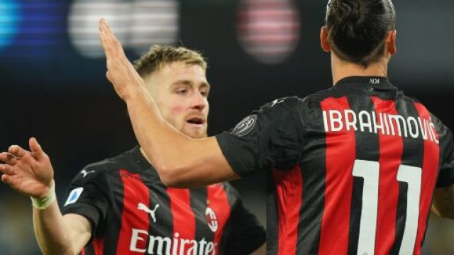 Ibrahimovic con una doppietta porta il Milan in vetta - foto di: acmilan.com