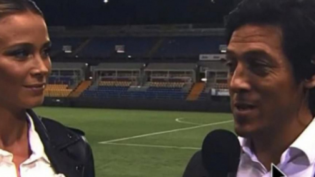 Nella foto Diletta Leotta e Mauro German Camoranesi.