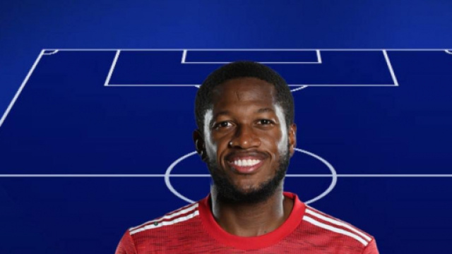 Nella foto Fred, centrocampista del Manchester United.