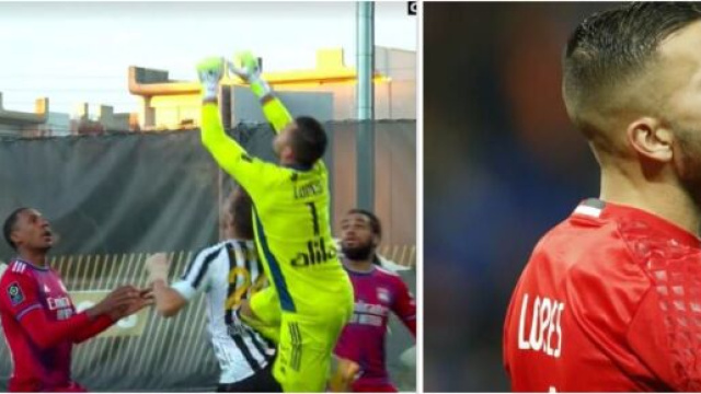 OL: apr&egrave;s sa sortie violente, Anthony Lopes se clashe en direct avec Romain Thomas. Photo Montage