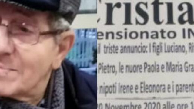 Foggia, Fernando Cristiani, il pensionato 86enne del quale l'ospedale Riuniti avrebbe comunicato il decesso, &egrave; vivo.