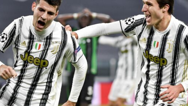 Juventus-Ferencvaros 2-1: Morata nel recupero d&agrave; la vittoria e la qualificazione ai bianconeri - foto di eurosport.it.