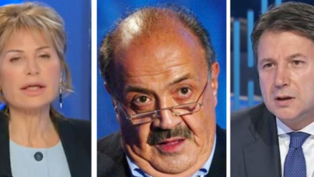 Lilli Gruber, Maurizio Costanzo, Giuseppe Conte