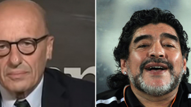 Alessandro Sallusti e Diego Armando Maradona (Ph. Wikimedia Commons - Ureinwohner)