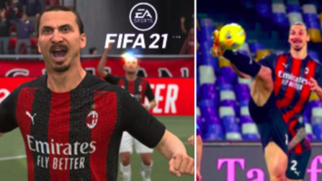FIFA 21 r&eacute;pond &agrave; Ibrahimovic et enflamme la toile - Photo capture d'&eacute;cran Twitter et montage