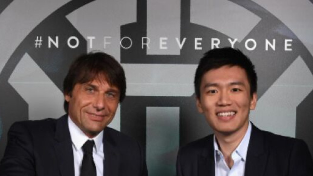 Nella foto Antonio Conte e Steven Zhang.
