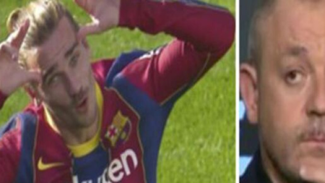 Antoine Griezmann et Fred Hermel au coeur d'un &eacute;change insolite sur Twitter. &copy;Capture BeinSports