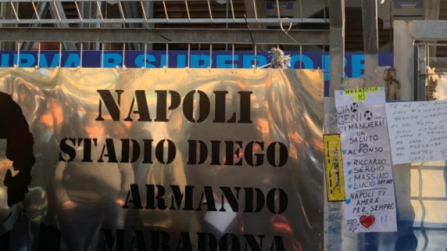 Lo stadio del Napoli verr&agrave; rinominato 'Stadio Diego Armando Maradona'.