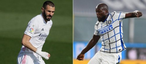 Em busca da primeira vit&oacute;ria na Liga dos Campe&otilde;es da Europa, Real Madrid e Internazionale medem for&ccedil;as. (Fotomontagem)