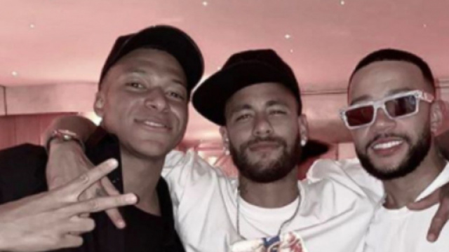 En plein confinement la soir&eacute;e de Neymar Mbapp&eacute; et Memphis fait pol&eacute;mique - photo compte Instagram Depay