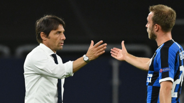 Inter, Conte infastidito con Eriksen.