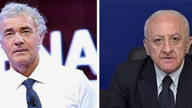 Scontro a distanza tra Massimo Giletti e Vincenzo De Luca.