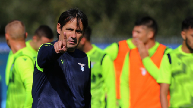 L'allenamento di rifinitura della Lazio, in vista della Champions.