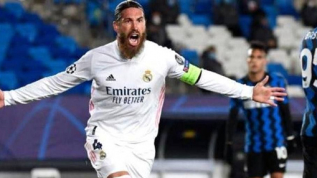 Sergio Ramos, difensore centrale del Real Madrid.