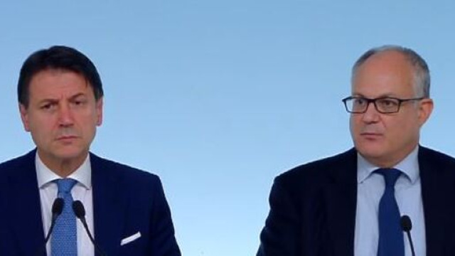 Giuseppe Conte e Roberto Gualtieri.