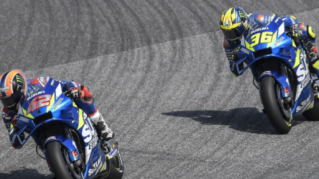 MotoGP a Valencia, dominio delle Suzuki.