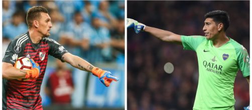 Armani e Andrada dever&atilde;o desfalcar River e Boca, pois estar&atilde;o representando a Sele&ccedil;&atilde;o Argentina nas Eliminat&oacute;rias. (Arquivo Blasting News)