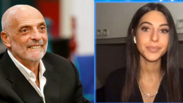 Da sinistra Paolo Brosio e Marialaura De Vitis con la quale si sta frequentando da agosto.