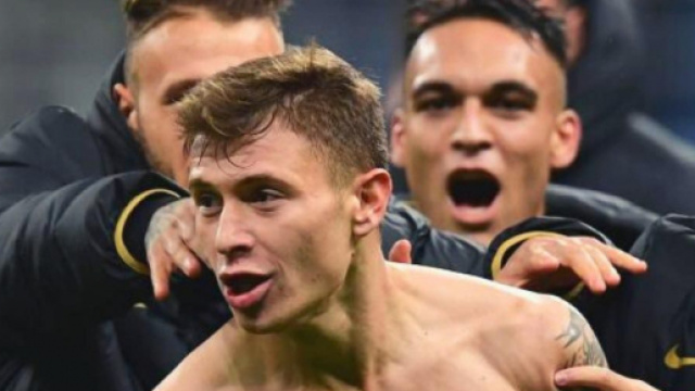 Nicol&ograve; Barella, centrocampista dell'Inter.