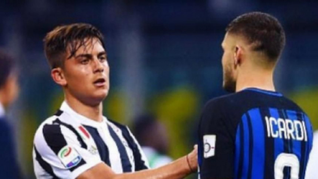 Nella foto Paulo Dybala e Mauro Icardi.