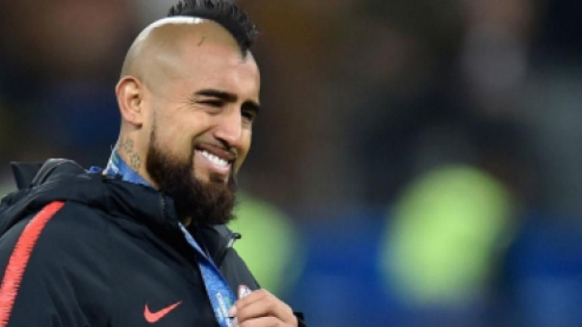 Arturo Vidal, centrocampista dell'Inter.