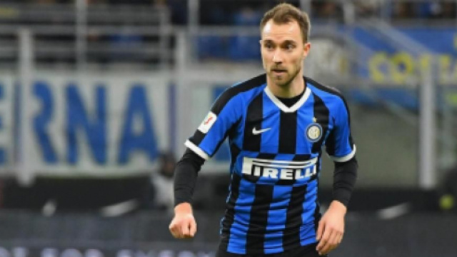 Christian Eriksen, centrocampista dell'Inter.