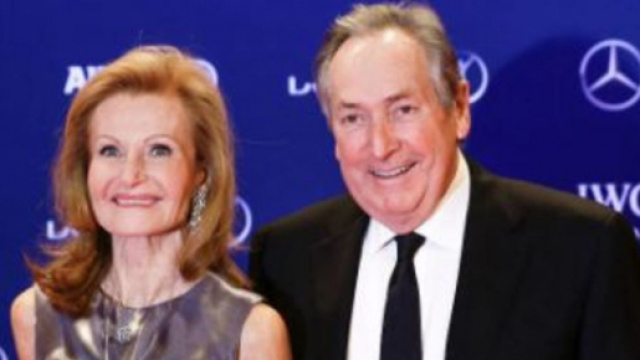 Gerard Houllier con la moglie Isabelle.