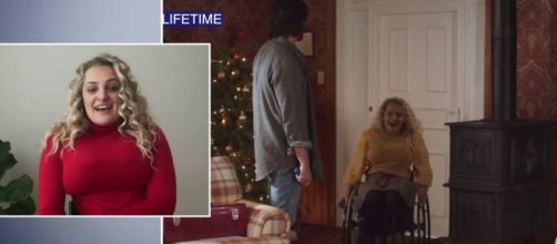 Ali Stroker talks "Christmas Ever After" &copy; PIX11 News/YouTube Screencap