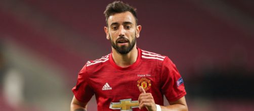 Bruno Fernandes &eacute; a principal esperan&ccedil;a do Manchester United no Campeonato Ingl&ecirc;s. (Arquivo Blasting News)