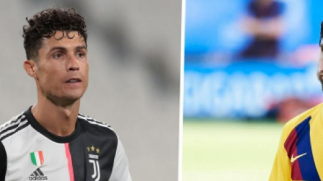 Nella foto Cristiano Ronaldo e Messi.