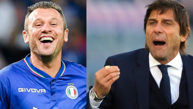 Cassano attacca Antonio Conte: 'L'Inter non &egrave; una grande squadra'.