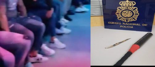 Fiesta ilegal en el barrio de Carabanchel