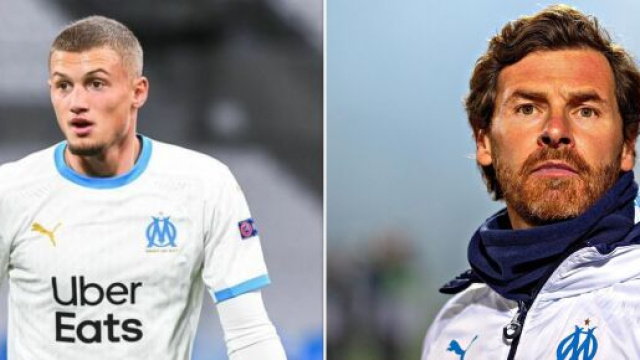 Le tweet &eacute;nigmatique de Cuisance en direction de Villas-Boas apr&egrave;s OM-Olympiacos. Montage Photo