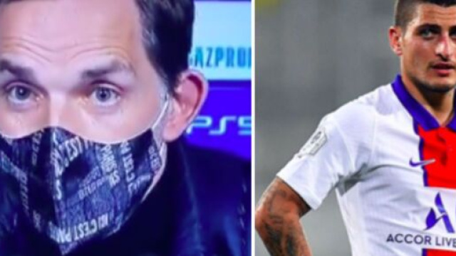 Thomas Tuchel est tr&egrave;s attendu sur sa future composition d'&eacute;quipe face &agrave; Manchester United.&copy;CaptureBeinSports/marco_verratti92