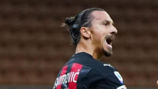 Zlatan Ibrahimovic, punta del Milan.