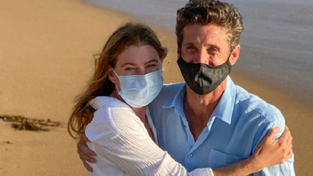 Patrick Dempsey ha commentato l'incontro con Ellen Pompeo affermando che '&egrave; stato bello per entrambi'.