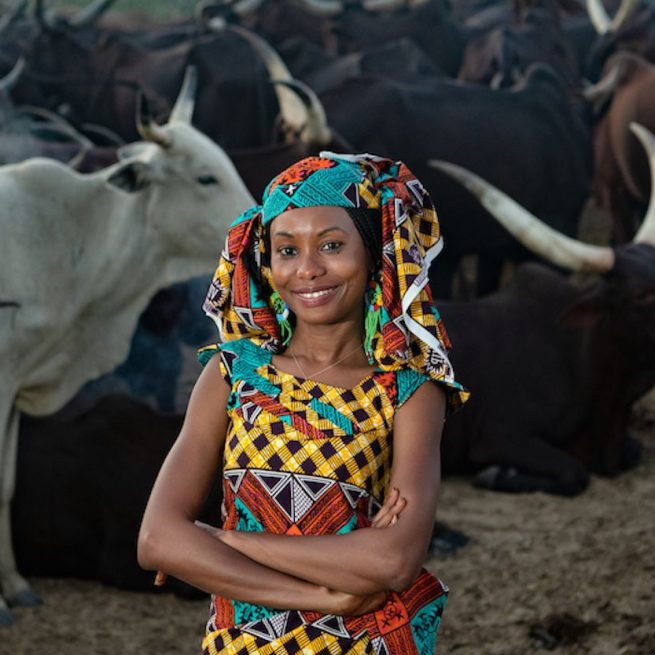 Hindou Oumarou Ibrahim, climate change activist and Director of the Association of Fulani Women and Indigenous Peoples of Chad. &copy;Ami VIta Ken