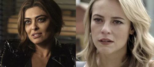 Bibi e Jeiza em 'A For&ccedil;a do Querer'. (Foto: Globo)